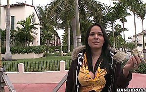 Cute brunette gets seduced by a sweet lad