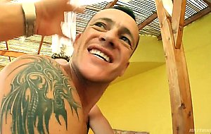 Three sweet men banging Vivien