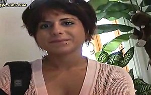 Arousing short haired Lilly shows her body