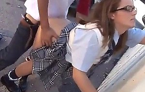 Teen schoolgirl groped and fucked in bus - natasha beautifull