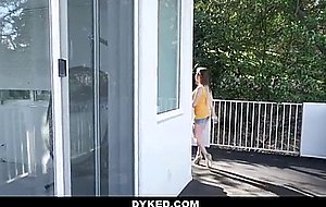 Dyked - honey harcore lesbian seduces straight neighbor