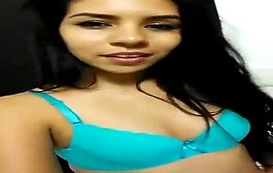 Latina dolly masturbating on video