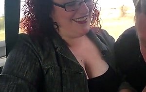 Wife shares cock and cum in car with cuckold