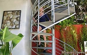 Classy milfs scissoring and pussylicking teen