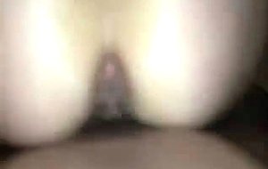 Blindfolded wife gets two dicks