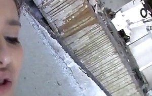 Real teen fucks in public