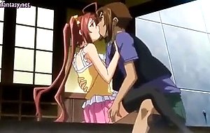 Shy anime teenie gets clit rubbed