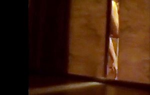 Hot neighbor watched thru widow