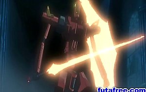 Two hentai girls with big boobs get honey fucked