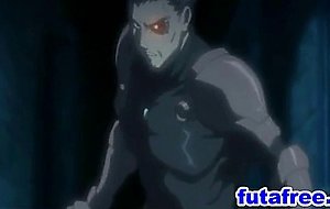 Two hentai girls with big boobs get honey fucked