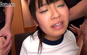 Japanese schoolgirl 3p bukkake