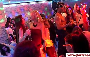 Real euro amateurs munching in stripper cocks