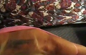 Homemade sex with a skilful tranny