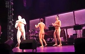Naked boys singing