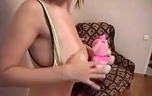 Bouncing boobs braless