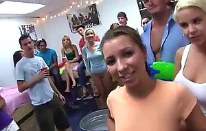 Group of smart girls fucking on college