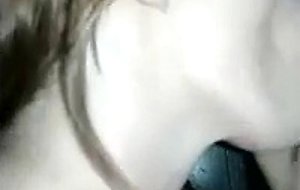 Naughty college girlfrind sucking in a gloryhole