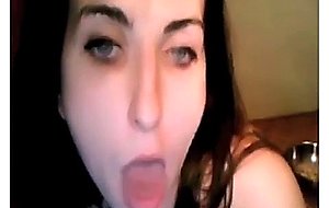 Polish model loves cum on her face
