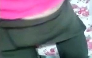Fatty shows tits and ass