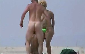 Beach nudist women exposed by hidden camera 