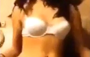 Teen latina plays with juicy pussy