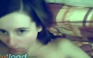 Nice looking amateur sucking cock