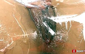 Busty Squirting Japanese Anal Pleasure