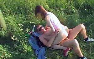 Brutal coeds anal outdoor sex
