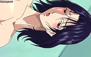 Horny animated wife gets cunt rubbed