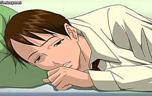 Horny animated wife gets cunt rubbed