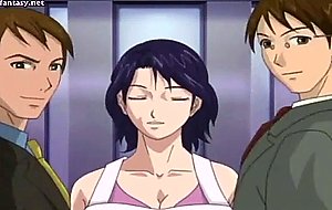 Horny animated wife gets cunt rubbed