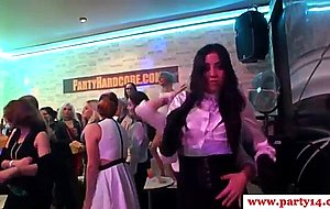 European party babes love huge cocks