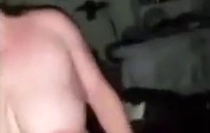 Beautiful chunky teen riding a intense cock