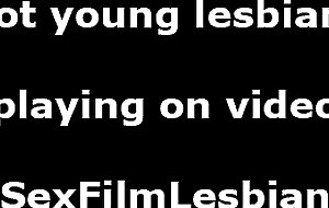 Interracial teen lesbians lick pussy