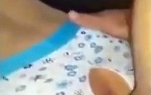 Mexican teen loves daddys big cock in her ass