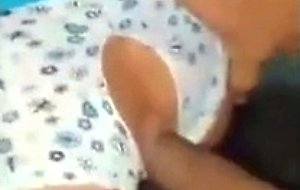 Mexican teen loves daddys big cock in her ass