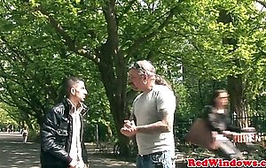 Chubby mature prostitute gets drilled