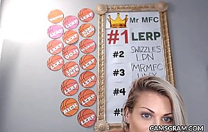 She Loves Sucking Dildo