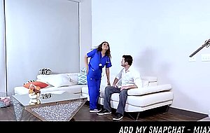 Curvy Nurse Fucks Step D HER SNAPCHAT MIAXXSE