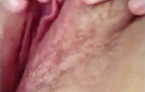 Horny chubby babe masturbating for her bf