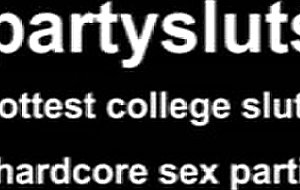 Amateur sluts turn the party into a hardcore sex orgy
