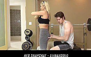 Hot Fitness Trainer Client Free Fuck HER SNAPCHAT ELINAXGOLD