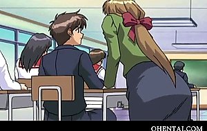 Tied up hentai school girl fucked in gangbang