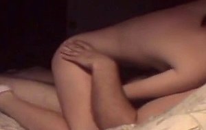 Amateur couple in their first homemade video