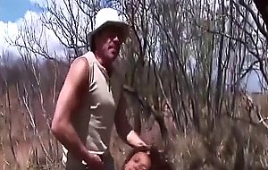 African babe in wild threesome fuck
