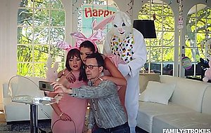 Easter bunny fucks avi love behind the backs of her parents