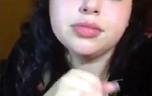 Horny fat babe giving oral pleasure to a bbc