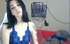 This emo chick does what