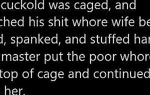 Proper way to punish cuckold & shit wife
