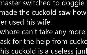 Proper way to punish cuckold & shit wife
